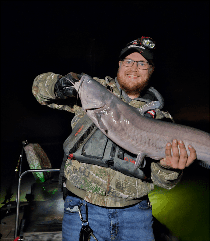 guided fishing tour on Lake Sinclair, Georgia