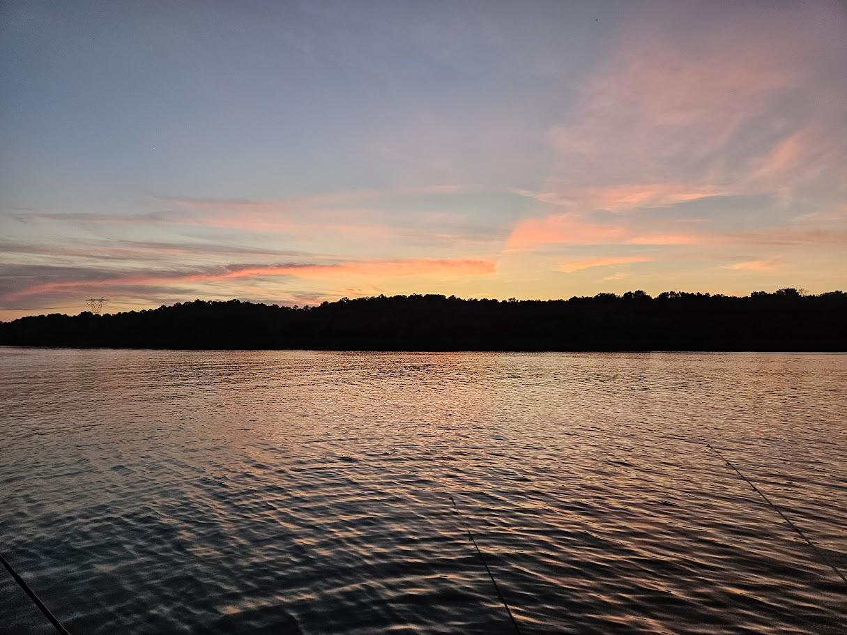 guided fishing tour on Lake Sinclair, Georgia